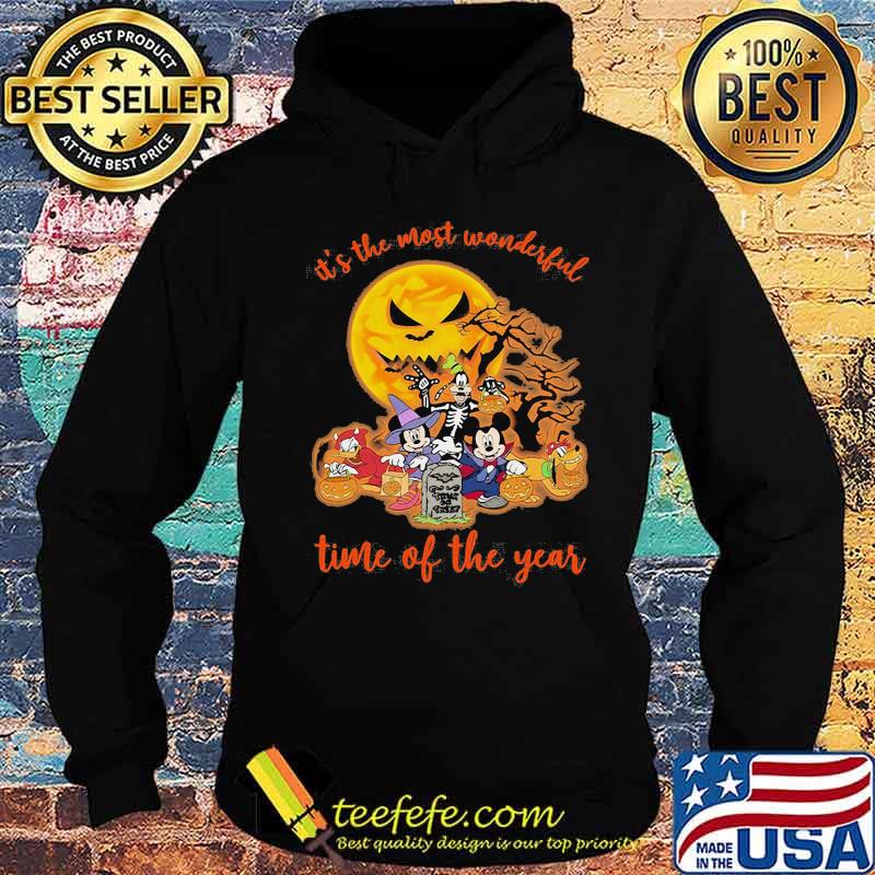 Halloween mickey mouse cartoon it's the most wonderful time of the year s Hoodie Halloween mickey mouse cartoon it's the most wonderful time of the year s Hoodie
