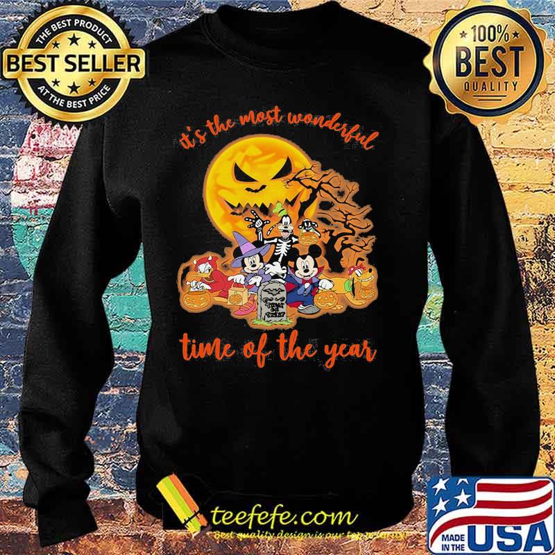 Halloween mickey mouse cartoon it's the most wonderful time of the year s Sweater Halloween mickey mouse cartoon it's the most wonderful time of the year s Sweater