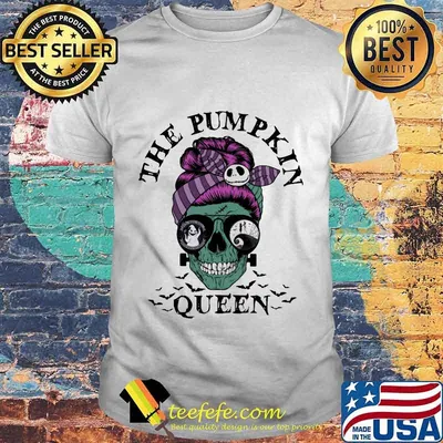 Halloween skull the pumpkin queen shirt
