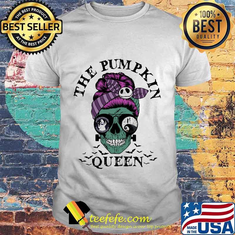 Halloween skull the pumpkin queen shirt