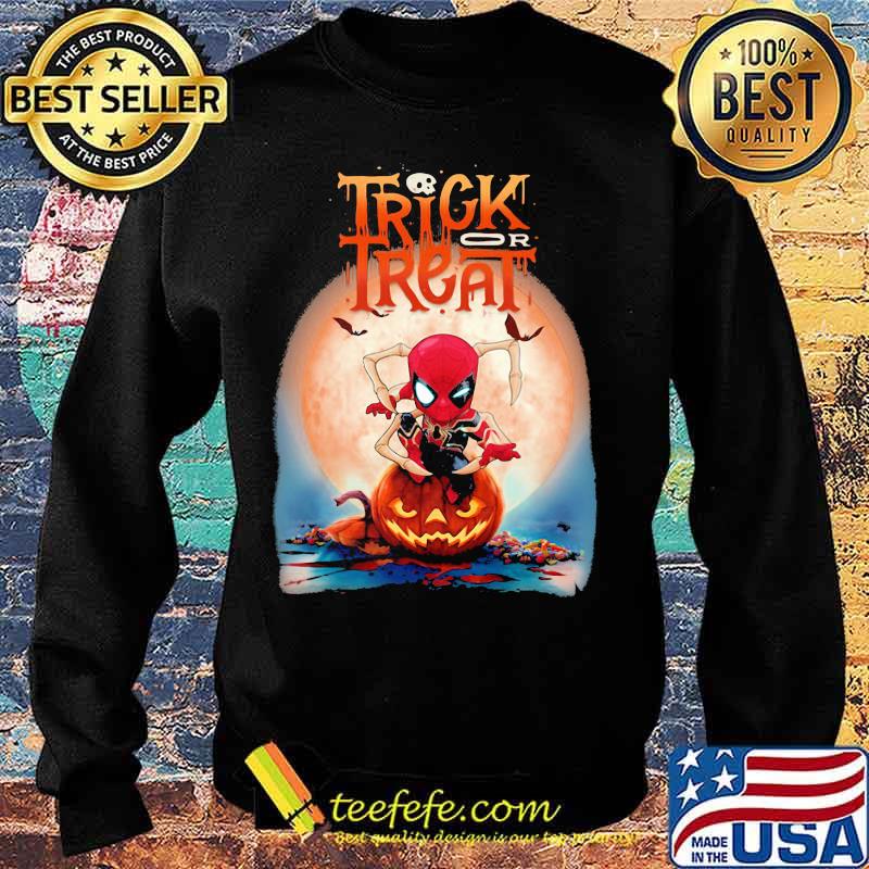 Halloween spiderman trick or treat pumpkins s Sweater Halloween spiderman trick or treat pumpkins s Sweater