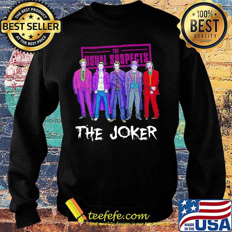 Halloween the usual suspects the joker characters s Sweater Halloween the usual suspects the joker characters s Sweater