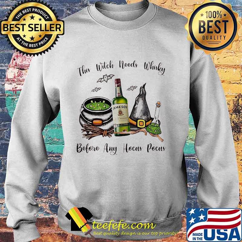 Halloween this witch needs whiskey before any hocus pocus s Sweater Halloween this witch needs whiskey before any hocus pocus s Sweater