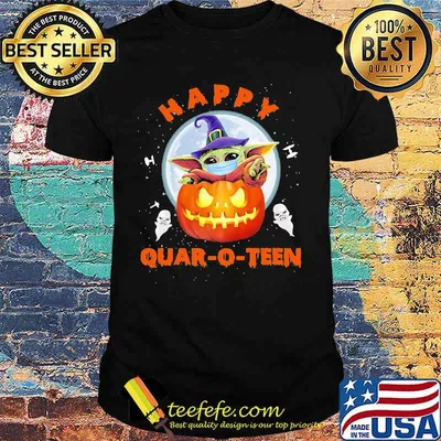 Halloween witch happy quar-o-teen shirt