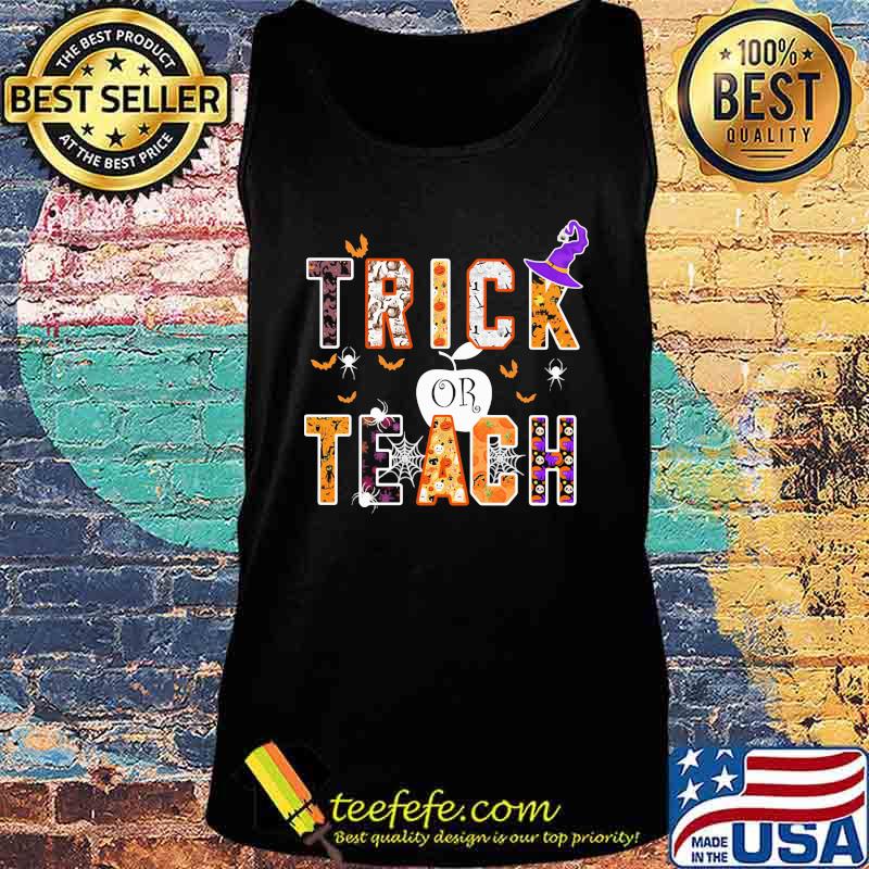 Halloween witch trick or teach s Tank top Halloween witch trick or teach s Tank top