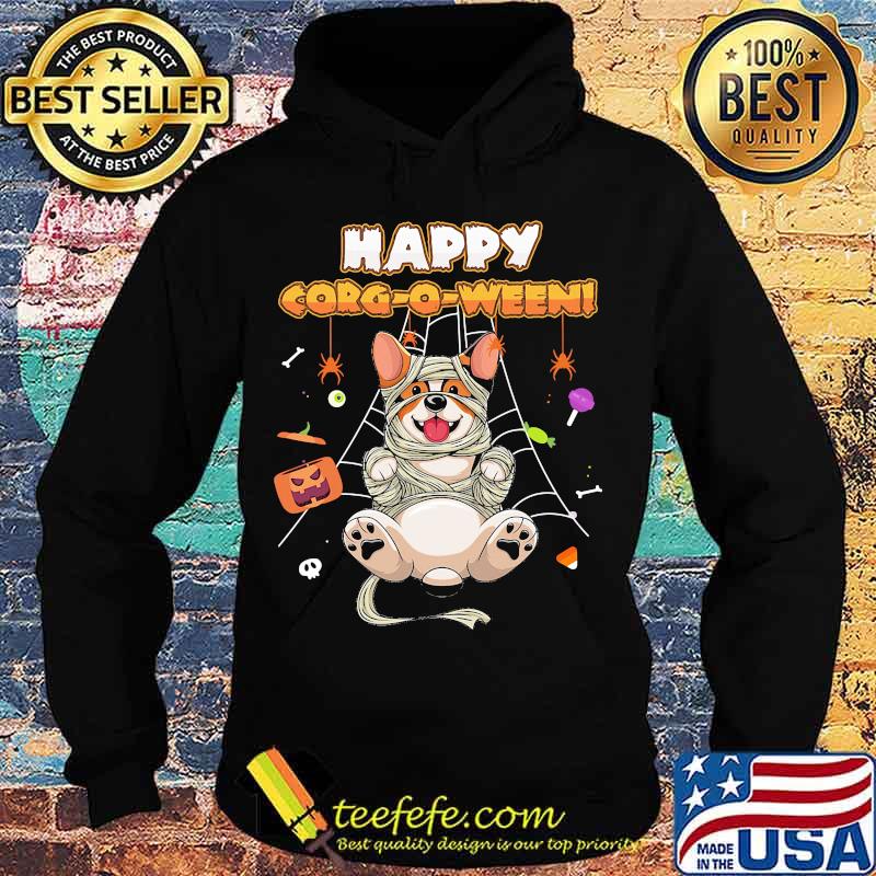 Happy Corgoween Happy Corgi Halloween Shirt Hoodie Happy Corgoween Happy Corgi Halloween Shirt Hoodie
