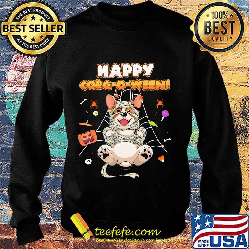 Happy Corgoween Happy Corgi Halloween Shirt Sweater Happy Corgoween Happy Corgi Halloween Shirt Sweater
