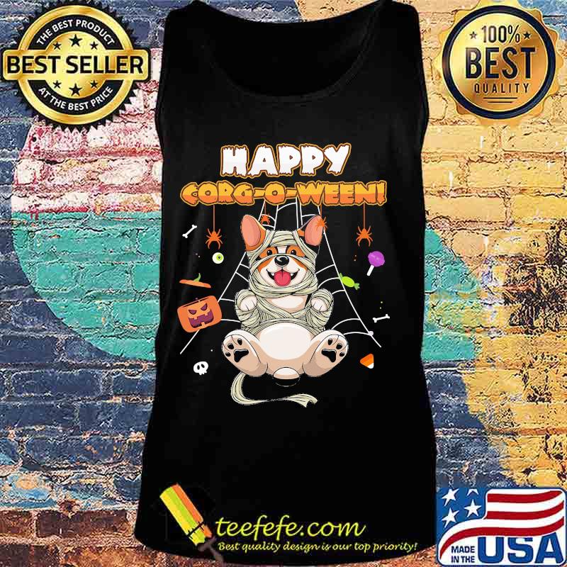 Happy Corgoween Happy Corgi Halloween Shirt Tank top Happy Corgoween Happy Corgi Halloween Shirt Tank top