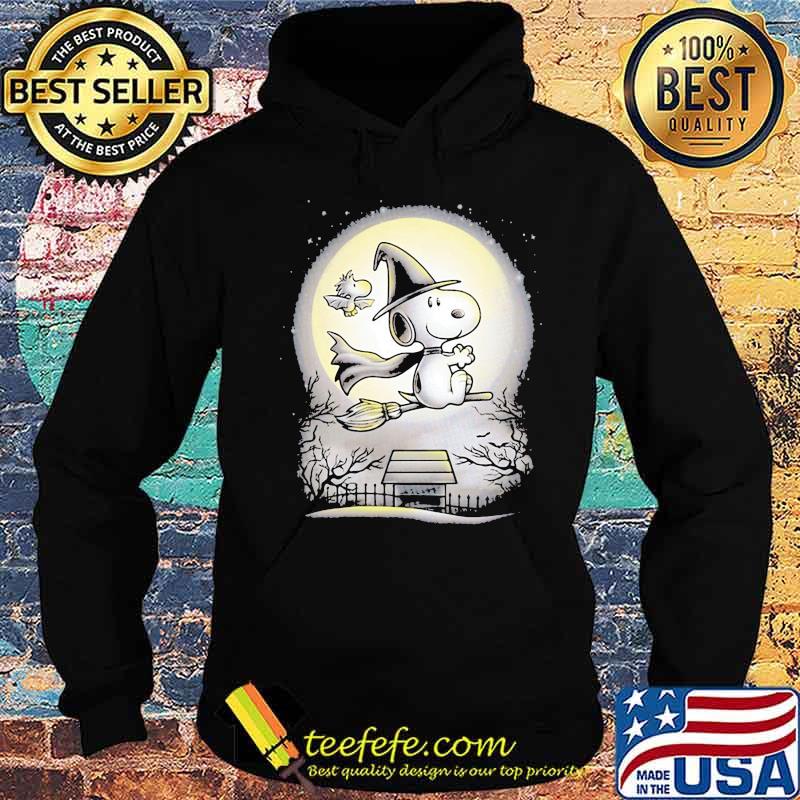 Happy halloween dog and woodstock witch moon s Hoodie Happy halloween dog and woodstock witch moon s Hoodie