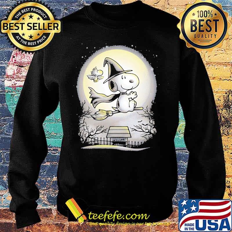 Happy halloween dog and woodstock witch moon s Sweater Happy halloween dog and woodstock witch moon s Sweater