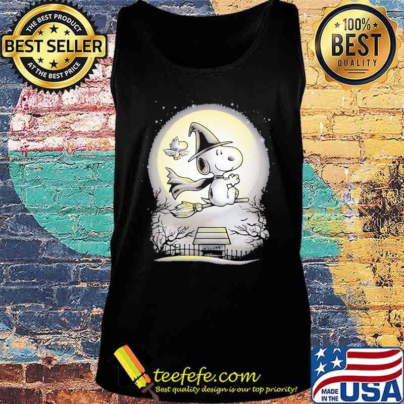 Happy halloween dog and woodstock witch moon s Tank top Happy halloween dog and woodstock witch moon s Tank top