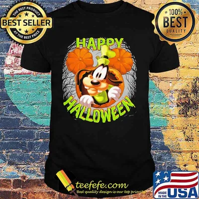 Happy halloween goofy dog pumpkins shirt