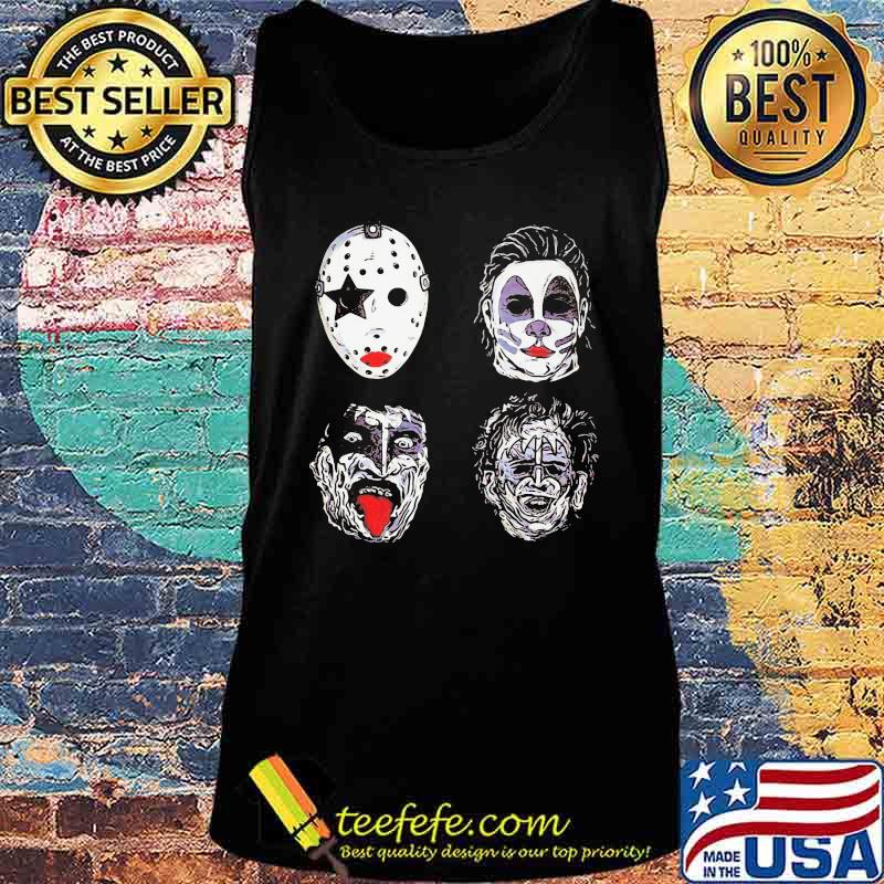 Happy halloween horror characters face s Tank top Happy halloween horror characters face s Tank top