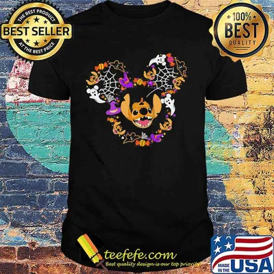 Happy halloween mickey mouse stitch shirt
