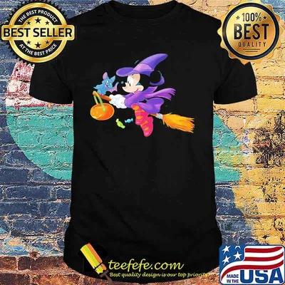 Happy halloween minnie mouse witch and jerry mouse shirt