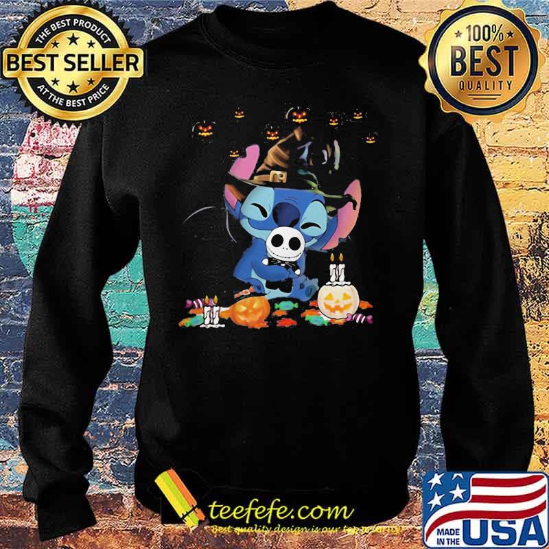 Happy halloween stitch witch pumpkins s Sweater Happy halloween stitch witch pumpkins s Sweater
