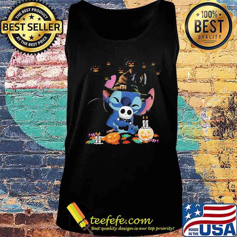 Happy halloween stitch witch pumpkins s Tank top Happy halloween stitch witch pumpkins s Tank top