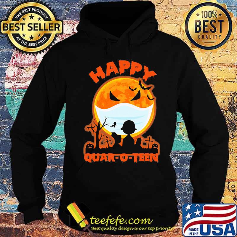 Happy halloween the peanuts quar-o-teen moon mask s Hoodie Happy halloween the peanuts quar-o-teen moon mask s Hoodie
