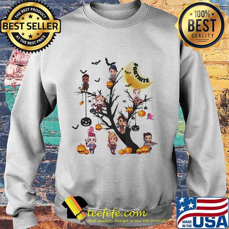 Happy halloween tree fortnite characters s Sweater Happy halloween tree fortnite characters s Sweater
