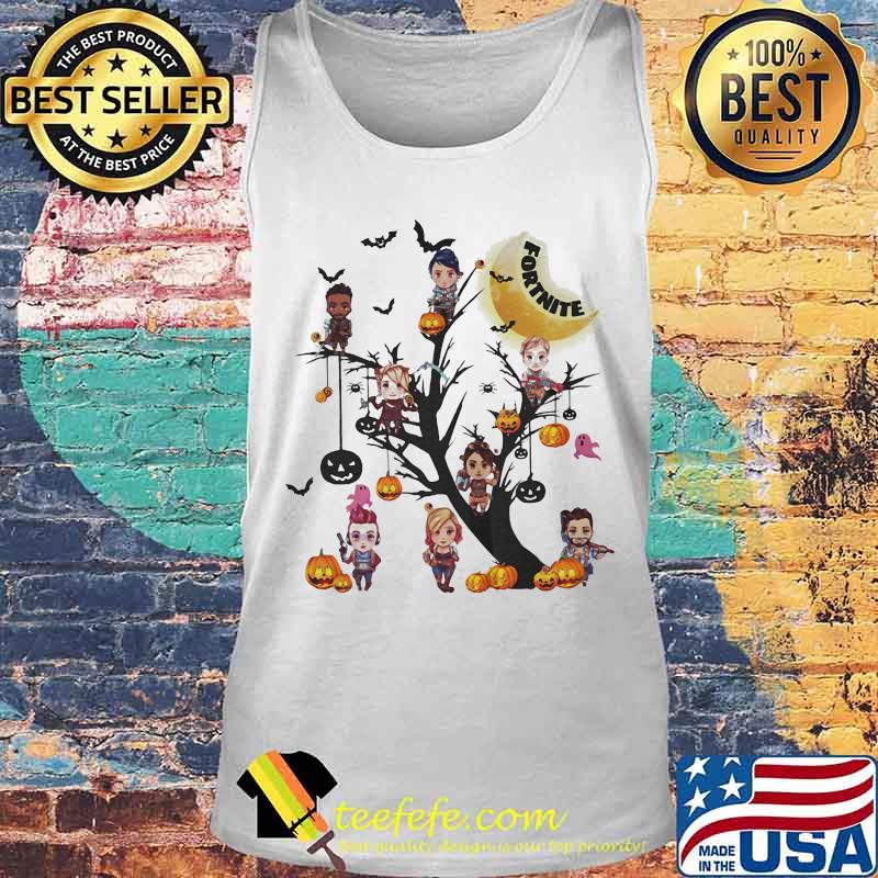 Happy halloween tree fortnite characters s Tank top Happy halloween tree fortnite characters s Tank top