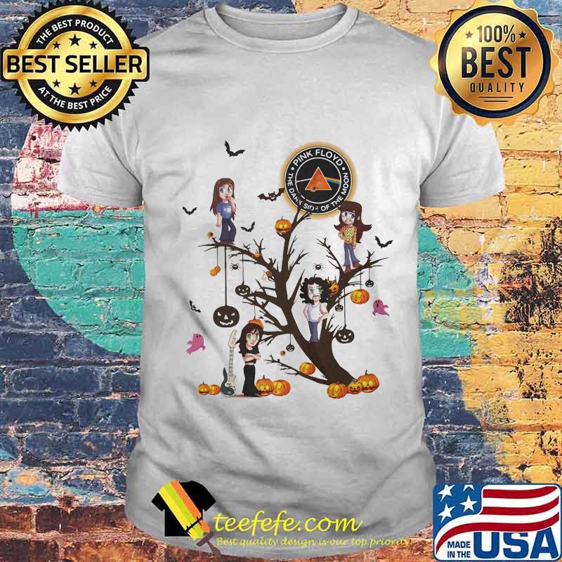 Happy halloween tree pink floyd the dark side of the moon shirt