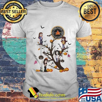 Happy halloween tree pink floyd the dark side of the moon shirt