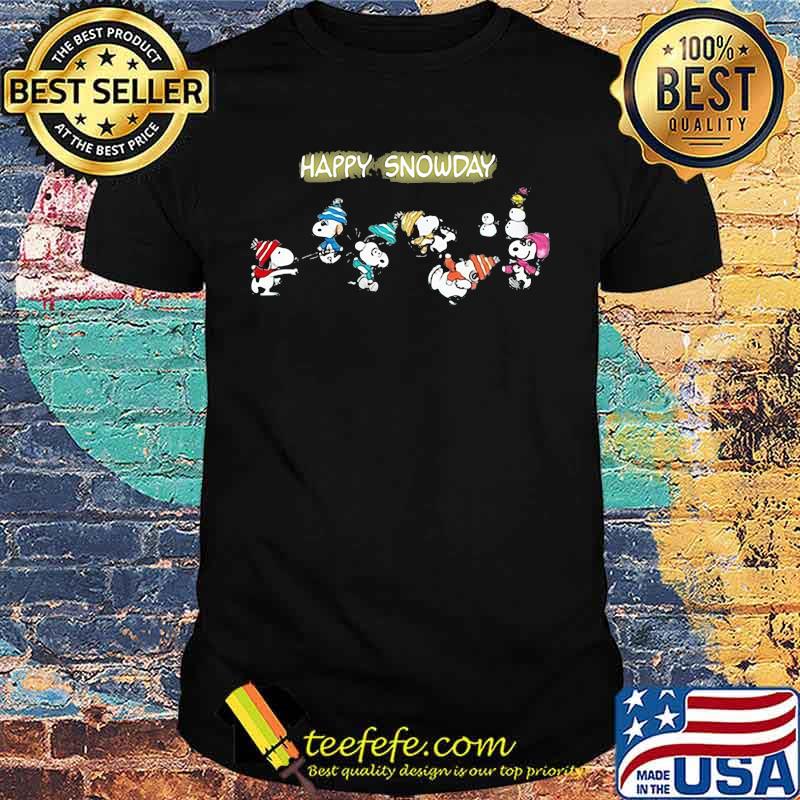 Happy snowday snoopy merry christmas shirt Happy snowday snoopy merry christmas shirt