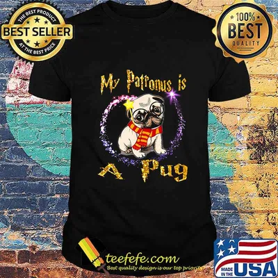 Harry my patronus is a pug heart shirt