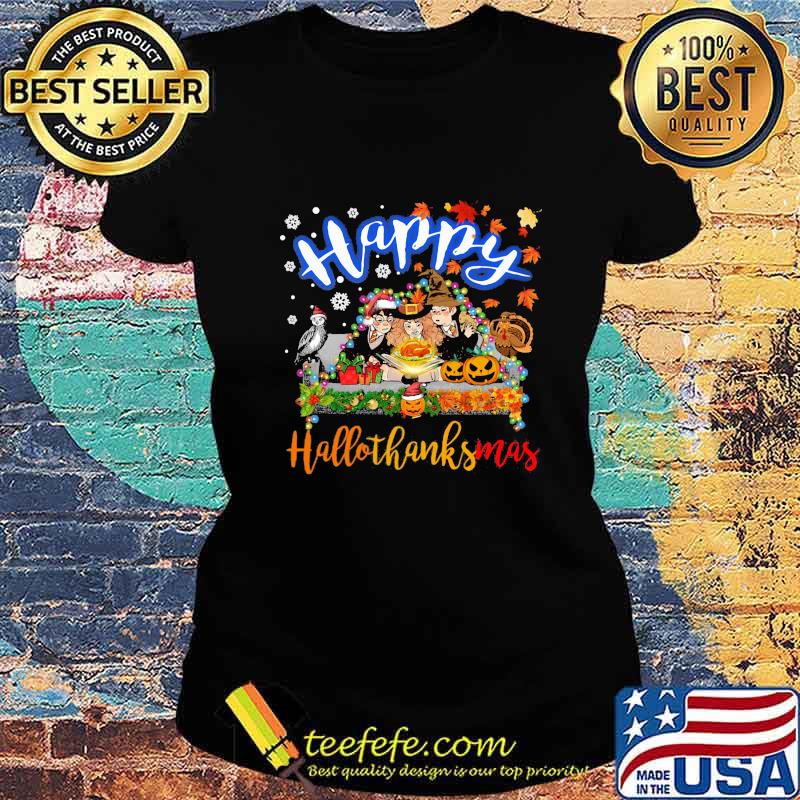 Harry potter happy hallothanksmas halloween thanksgiving christmas s Ladies tee Harry potter happy hallothanksmas halloween thanksgiving christmas s Ladies tee