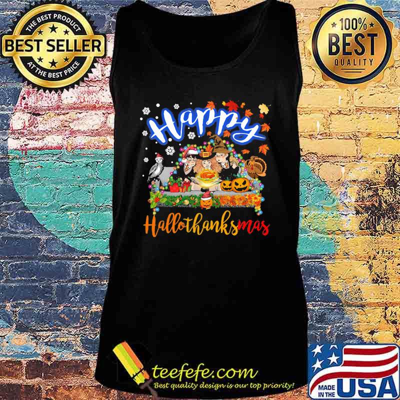 Harry potter happy hallothanksmas halloween thanksgiving christmas s Tank top Harry potter happy hallothanksmas halloween thanksgiving christmas s Tank top