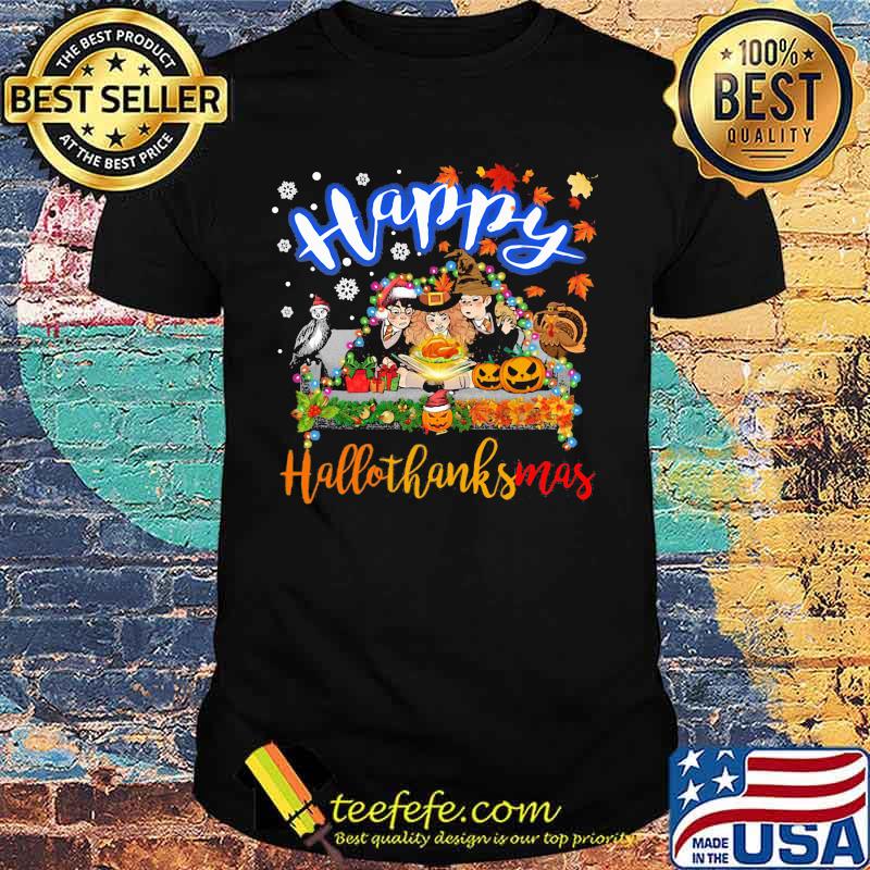 Harry potter happy hallothanksmas halloween thanksgiving christmas shirt Harry potter happy hallothanksmas halloween thanksgiving christmas shirt