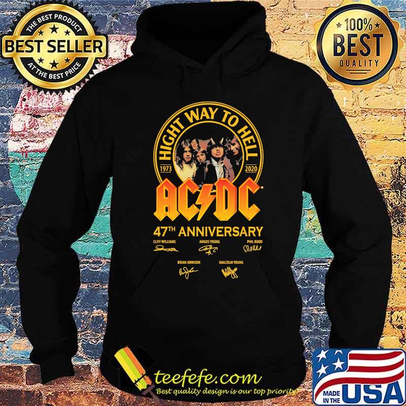 High way to hell acdc 47th anniversary signatures s Hoodie High way to hell acdc 47th anniversary signatures s Hoodie