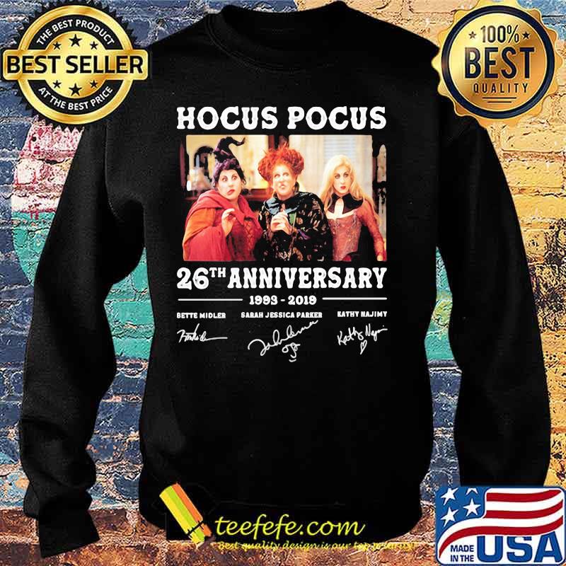 Hocus pocus 26th anniversary 1993 2019 signatures s Sweater Hocus pocus 26th anniversary 1993 2019 signatures s Sweater