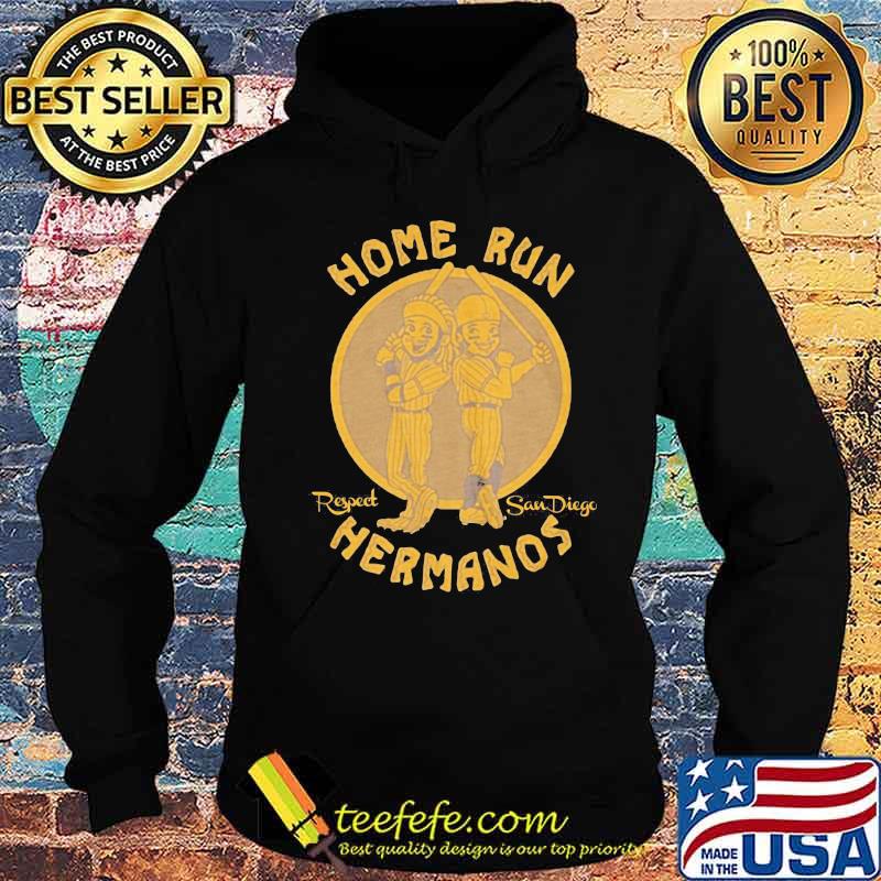 Home run hermanos respect san diego baseball signature s Hoodie Home run hermanos respect san diego baseball signature s Hoodie
