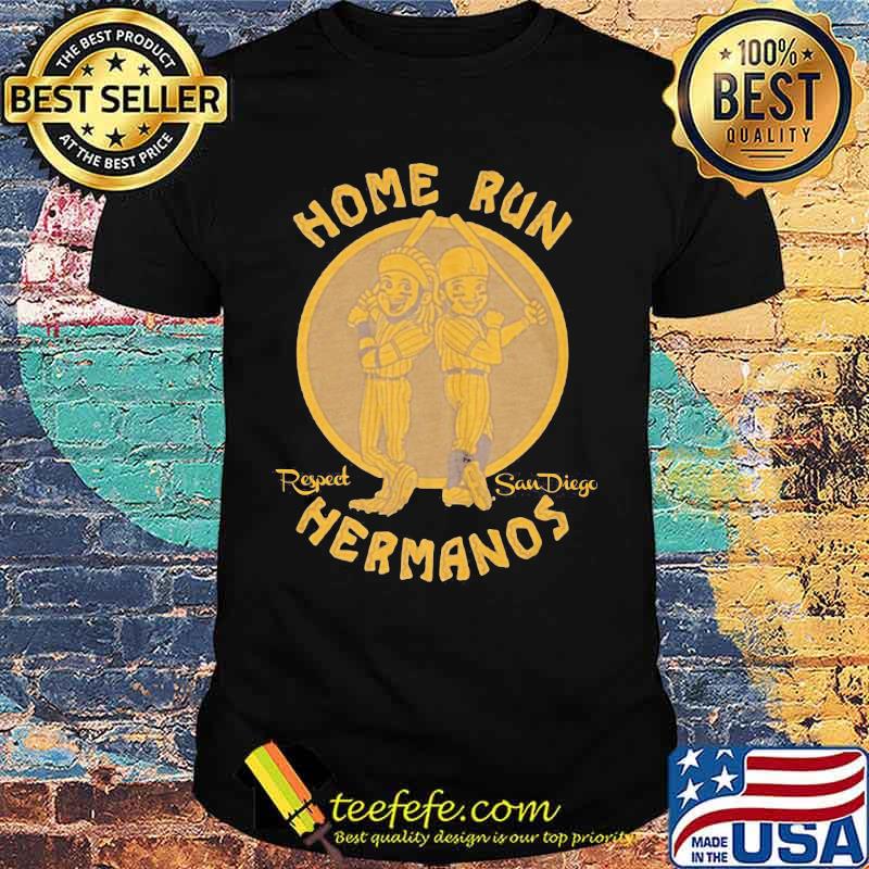 Home run hermanos respect san diego baseball signature shirt
