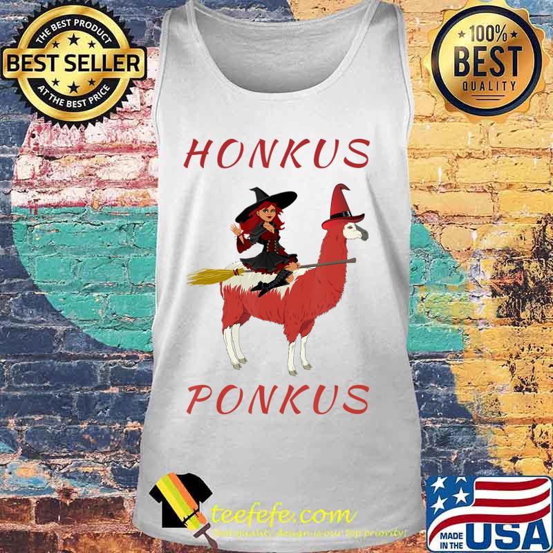 Honkus Ponkus, witch riding llama T-Shirt Tank top Honkus Ponkus, witch riding llama T-Shirt Tank top