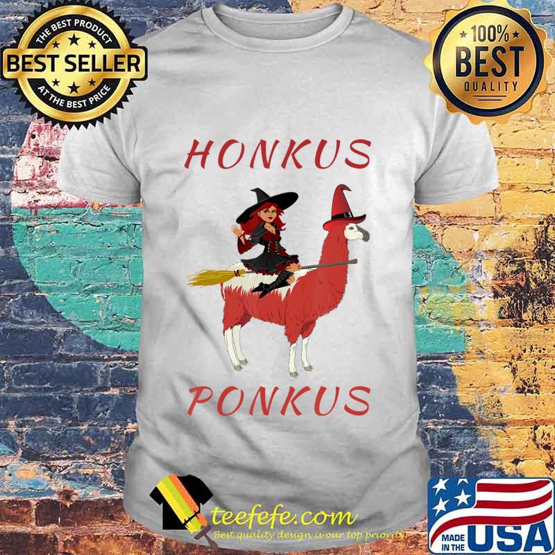 Honkus Ponkus, witch riding llama T-Shirt Honkus Ponkus, witch riding llama T-Shirt