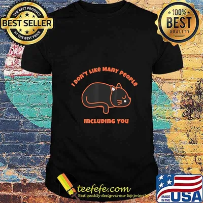 I Don’t Like Many People Including You - Halloween Costume T-Shirt