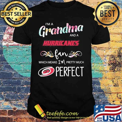 I'm a grandma and a hurricanes fan which means i'm pretty much perfect shirt