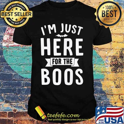 I'm Just Here For The Boos Wine Lover Halloween Mom Gift Premium T-Shirt