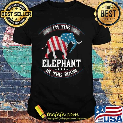 I'm The Elephant in The Room t-shirt Republica Conservative T-Shirt
