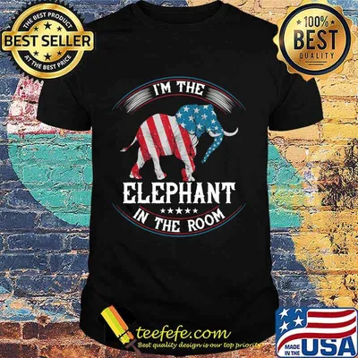 I'm The Elephant in The Room t-shirt Republica Conservative T-Shirt
