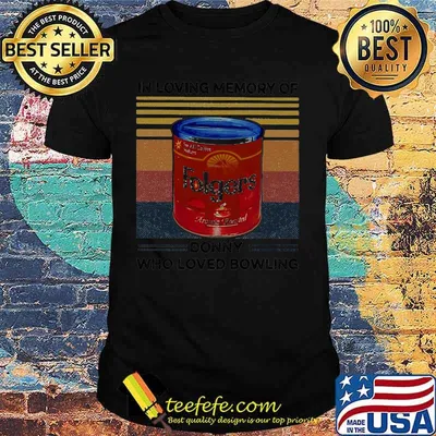 In loving memory of donny who loved bowling vintage retro shirt