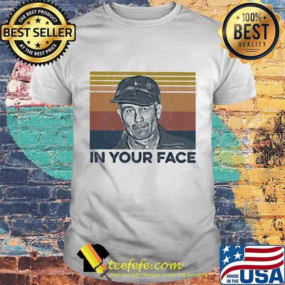 In Your Face True Crime Vintage Retro Shirt