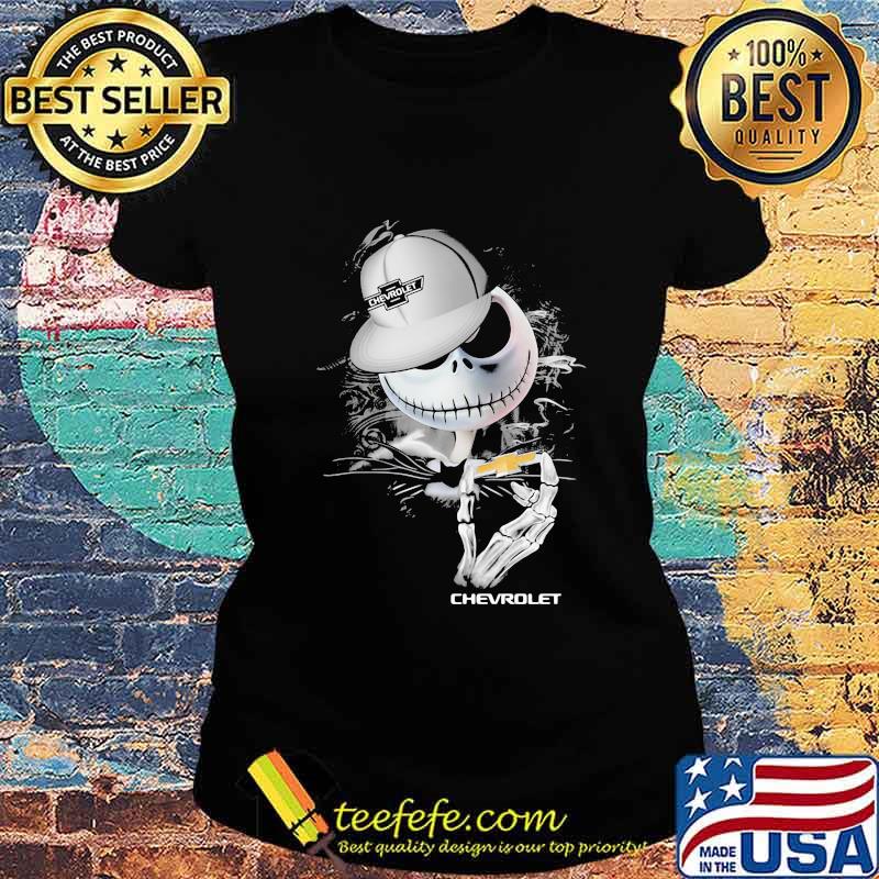 Jack skellington chevrolet logo halloween s Ladies tee Jack skellington chevrolet logo halloween s Ladies tee