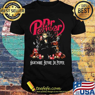 Jack skellington nightmare before dr pepper shirt
