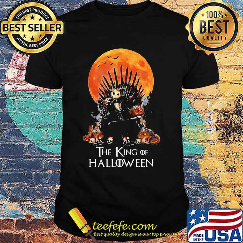 Jack skellington the king of halloween moon shirt