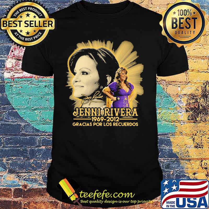 Jenni rivera 1969 2012 gracias por los recuerdos signature shirt
