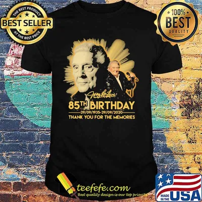 Jerry lee lewis 85th birthday 1935 2020 thank for the memories signature shirt