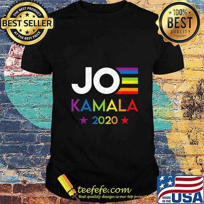 Joe Biden Kamala Harris 2020 Rainbow Gay Pride LGBT Election T-Shirt